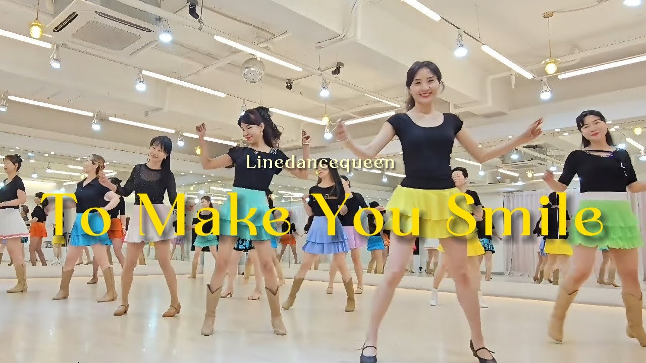 To Make You Smile Line Dance l High Beginner l 투 메이크 유 스마일 라인댄스 l Linedancequeen l Junghye Yoon