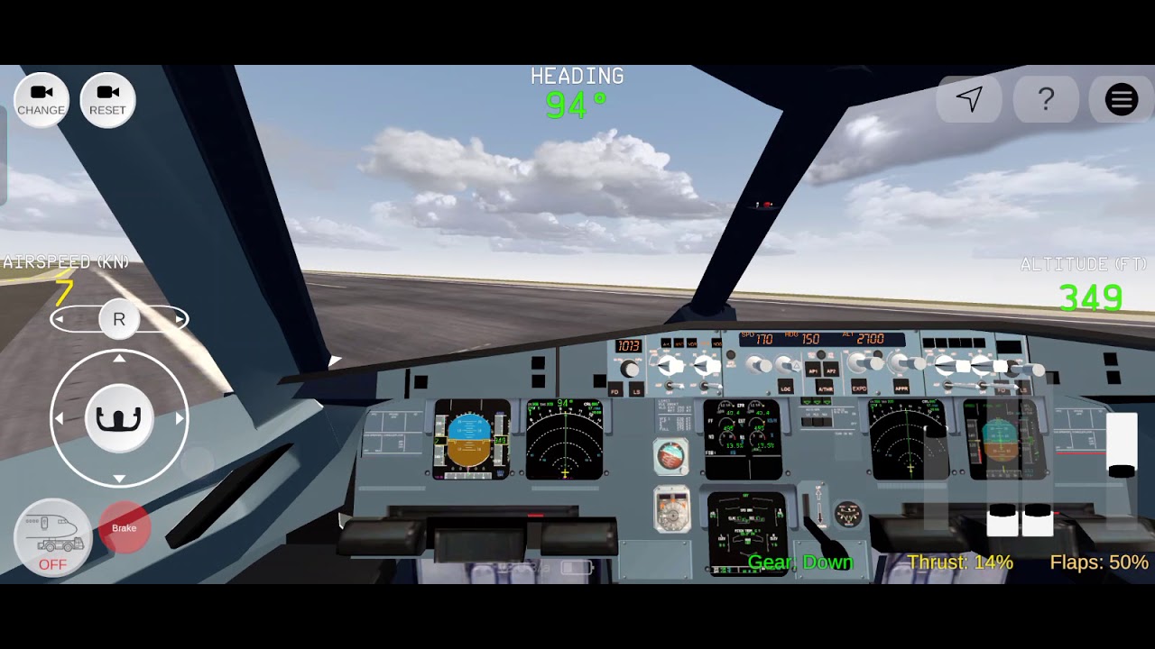 How to start the engine?advance Flight Simulator