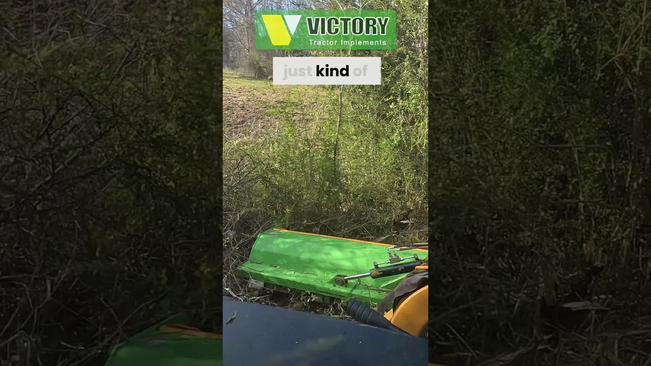 Victory Tractor Implements Flail Mower Laying It Down
