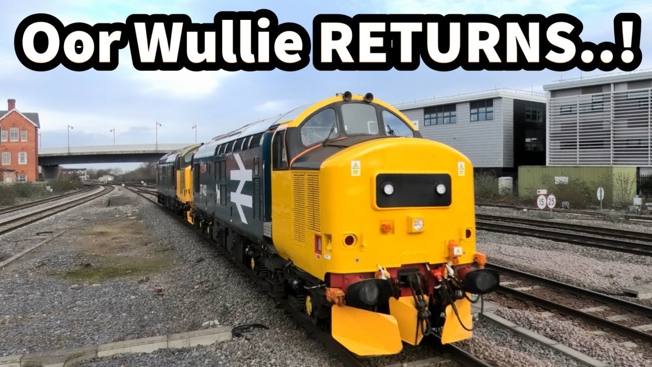 37402 'OOR WULLIE' Makes a MAINLINE Comeback - Plus LOCOS at DERBY RTC & Green Shunters! 23/12/24