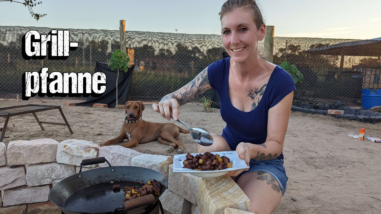 Grillpfanne auf offenem Feuer🔥 | Ein letztes Mal gemeinsam Kochen!