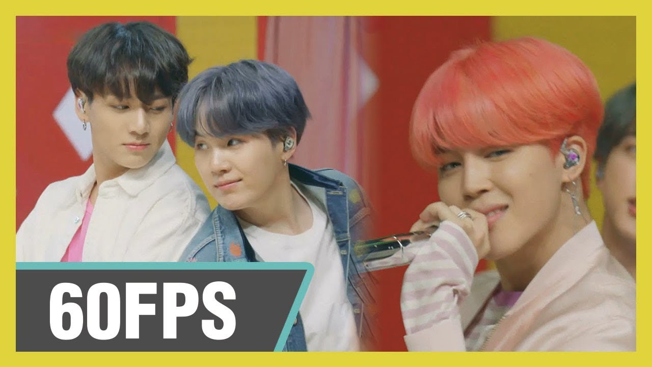 60FPS 1080P | BTS - Boy With Luv, 방탄소년단 - 작은 것들을 위한 시  Show! Music Core 20190420