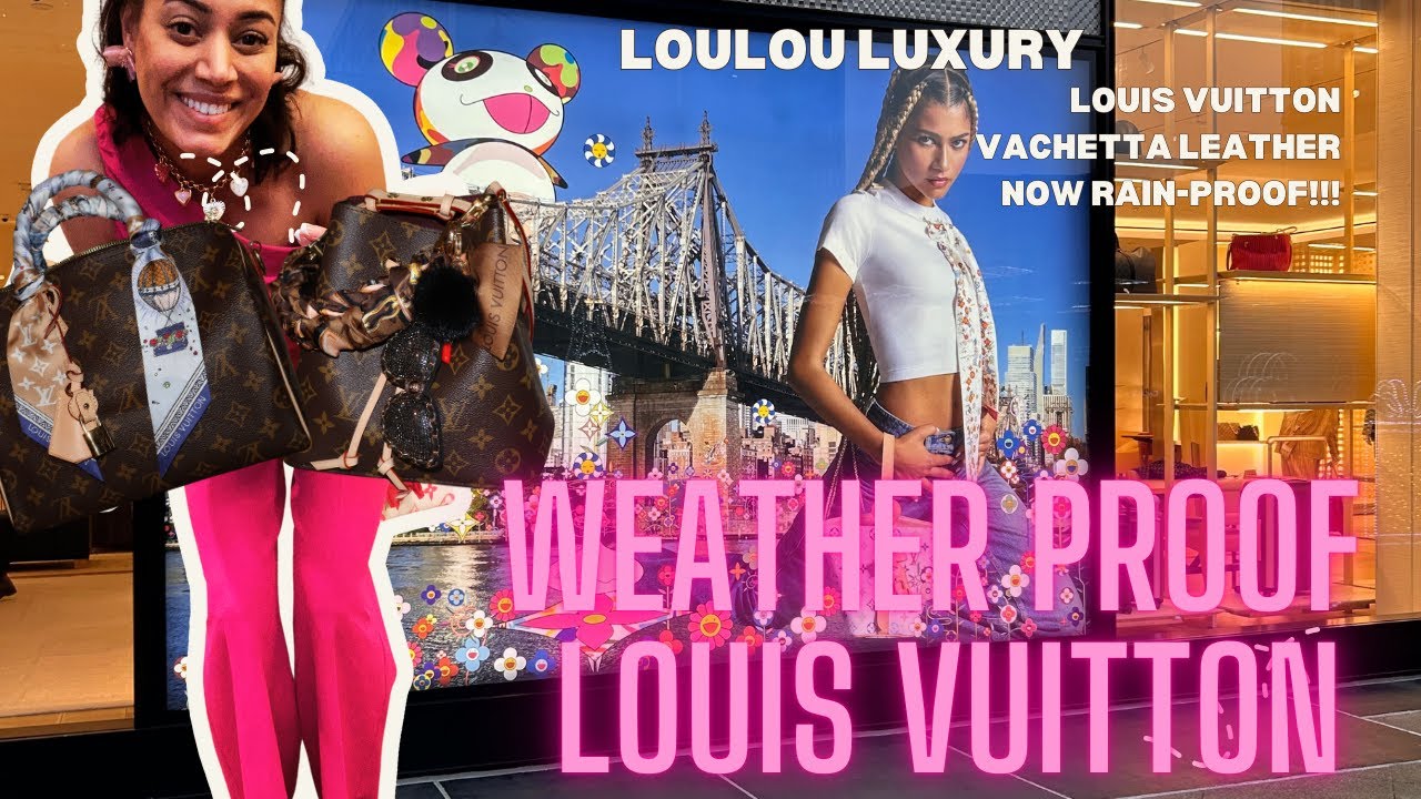 Weather proof Louis Vuitton vachetta leather with me! #lvlover #louisvuitton #style #ideas #howto