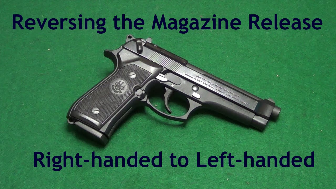 Installing the Magazine Release on a Beretta 92FS for a Left Handed Shooter
