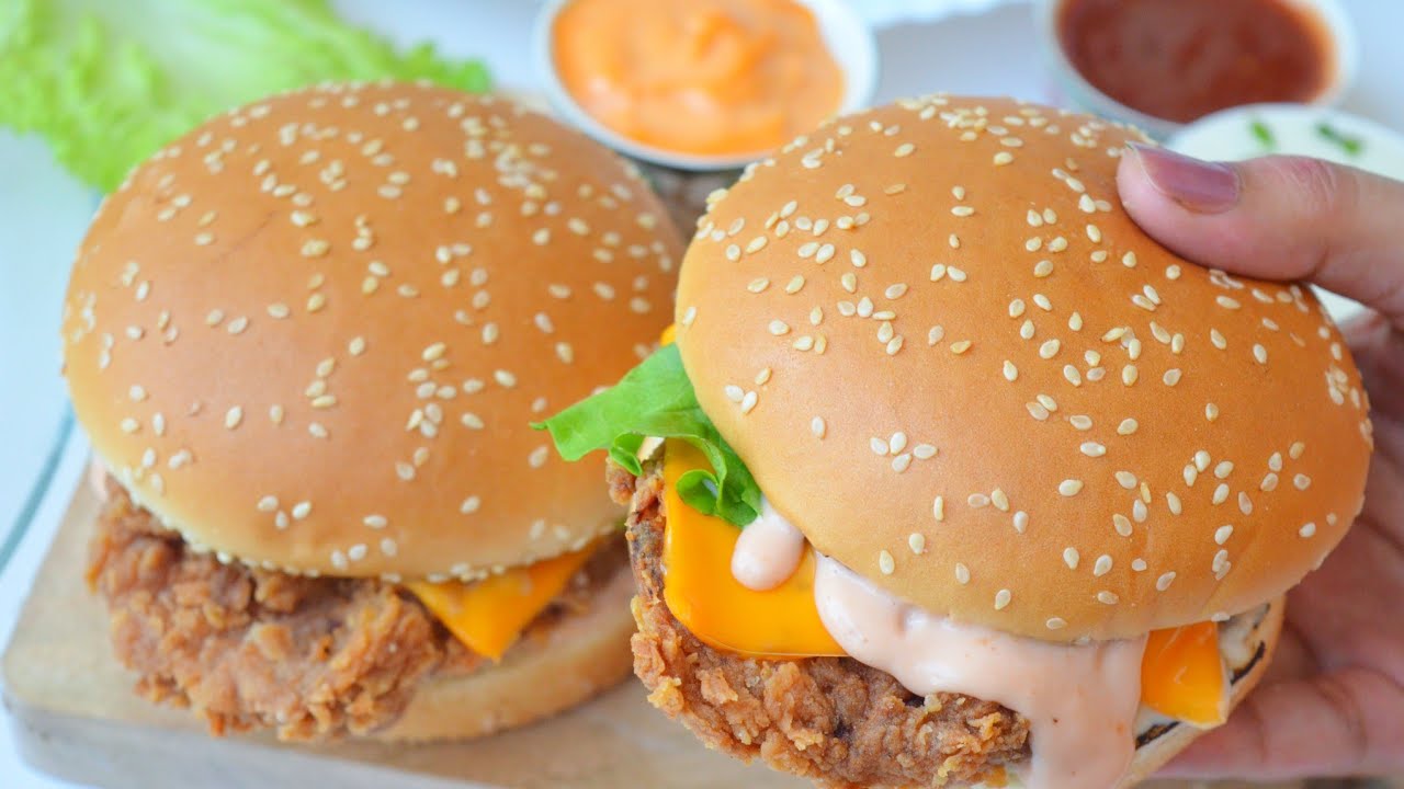 4 Yummy Burger Recipes 🍔 by (YES I CAN COOK)