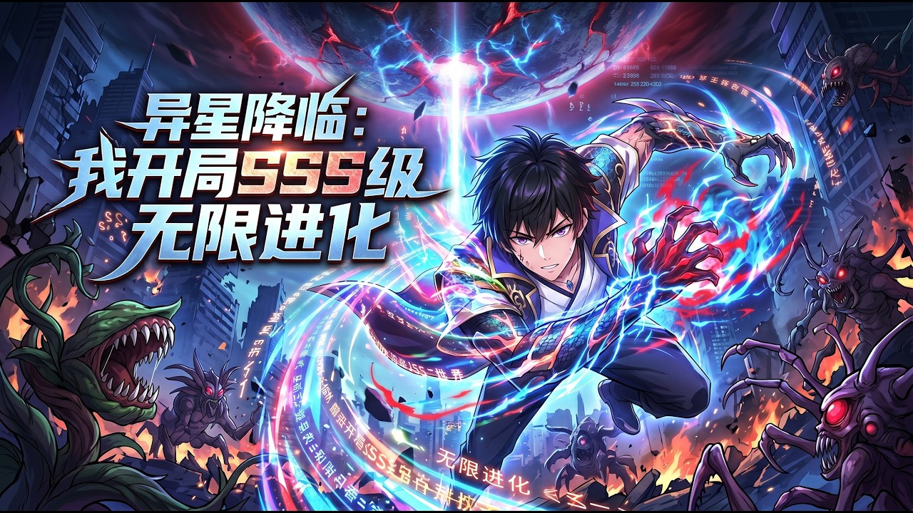 🔥【爽漫】【Eng Sub】《異星降臨：我開局SSS級無限進化》一顆詭異星球降臨引發地球萬物異變，人類為求生存踏上登入異星、獲取力量並開啟文明續命的探索時代。第1-136集 #熱血 #戰鬥 #动漫