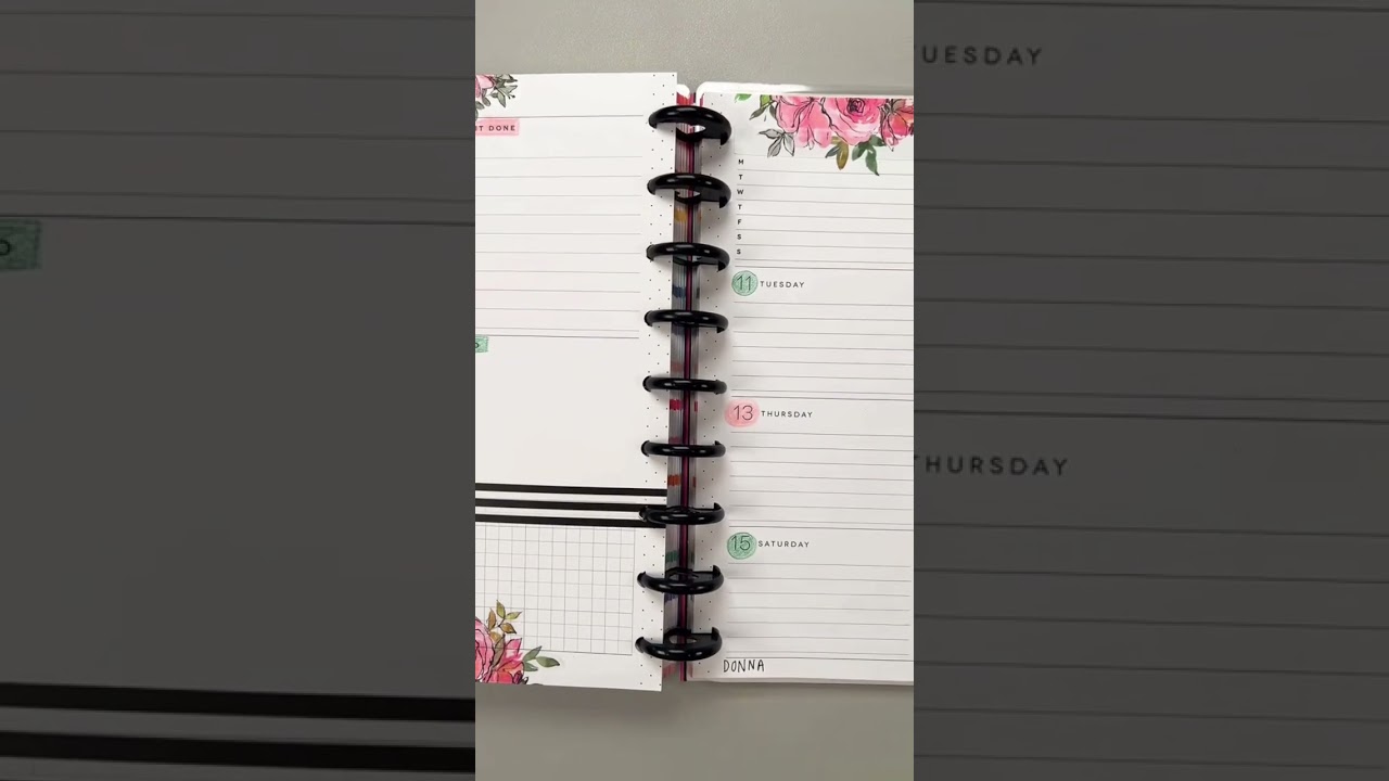 Творческое планирование стало проще! Макет панели управления Happy Planner
