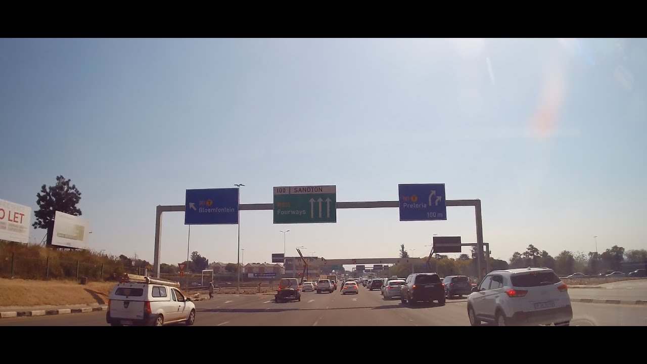 Afternoon Drive to Fourways From Bryanston | Winnie Mandela Drive | One of the Busiest Roads in SA