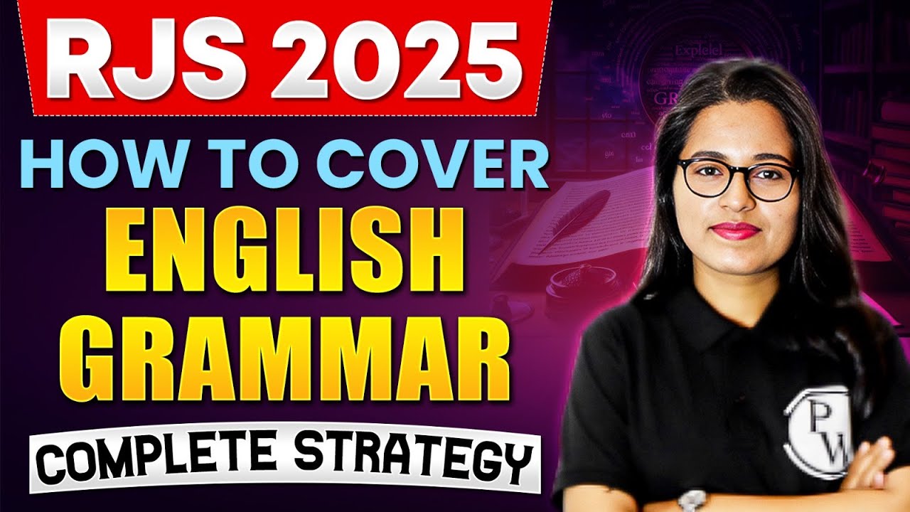 How to Cover English Grammar for RJS 2025 | Hindi for Rajasthan Judiciary | Judiciary By PW