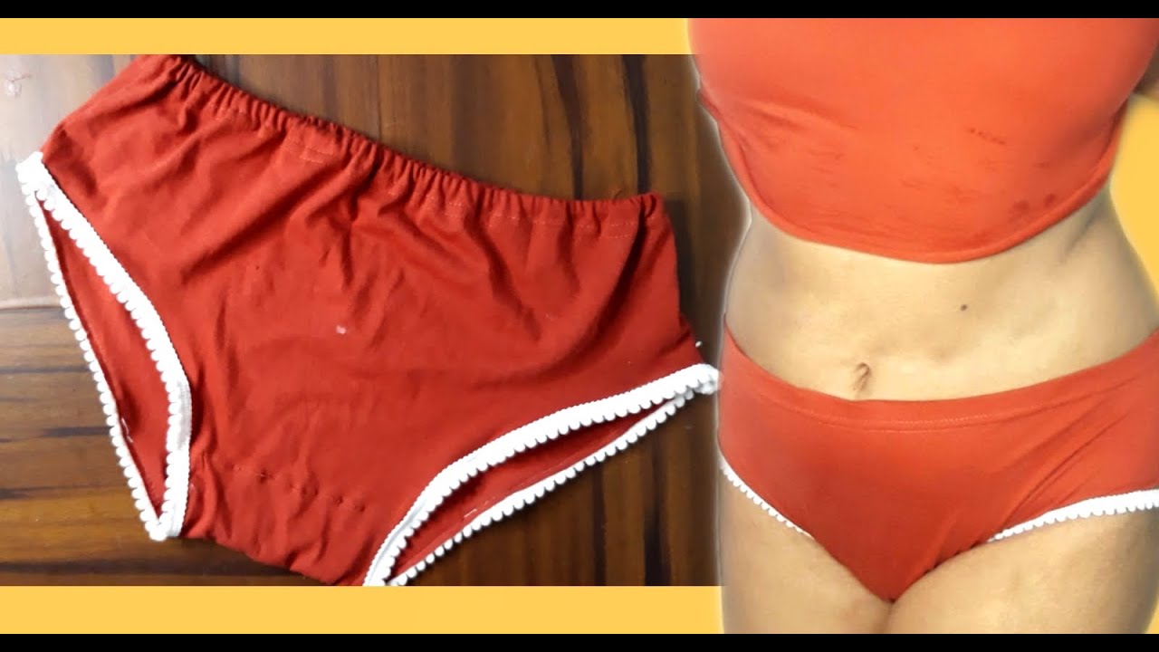 DIY Perfect Ladies Underwear From old T-shirt with Measurement