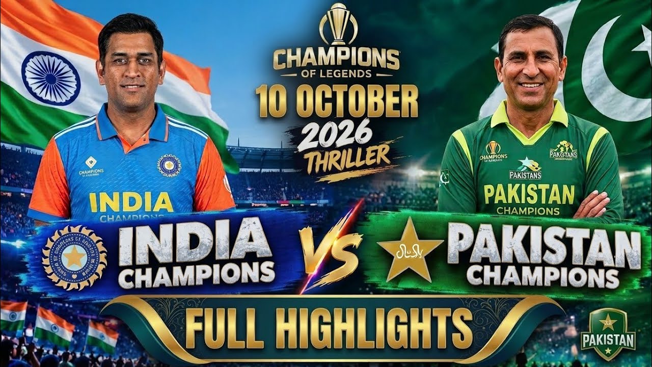Pakistan Champions vs India Champions 🔥 Full Match Highlights | WCL 2026 #PAKvsIND #Cricket