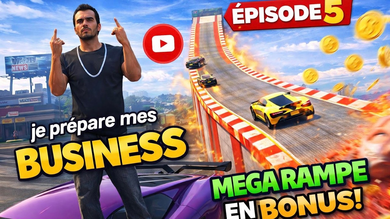 Préparation pour les ventes à venir sur GTA Online ! (MEGA RAMPE EN BONUS)