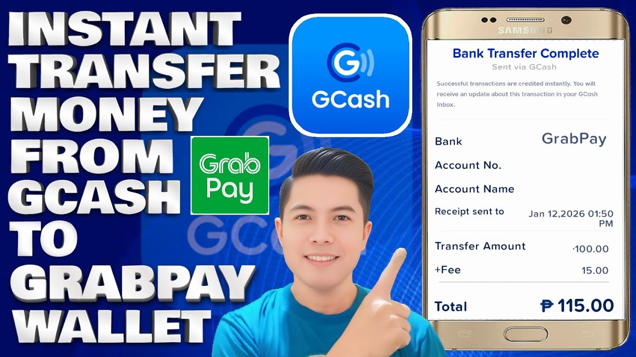 How To Instant Transfer Money From GCash To GrabPay Wallet (Step-by-Step Tutorial)