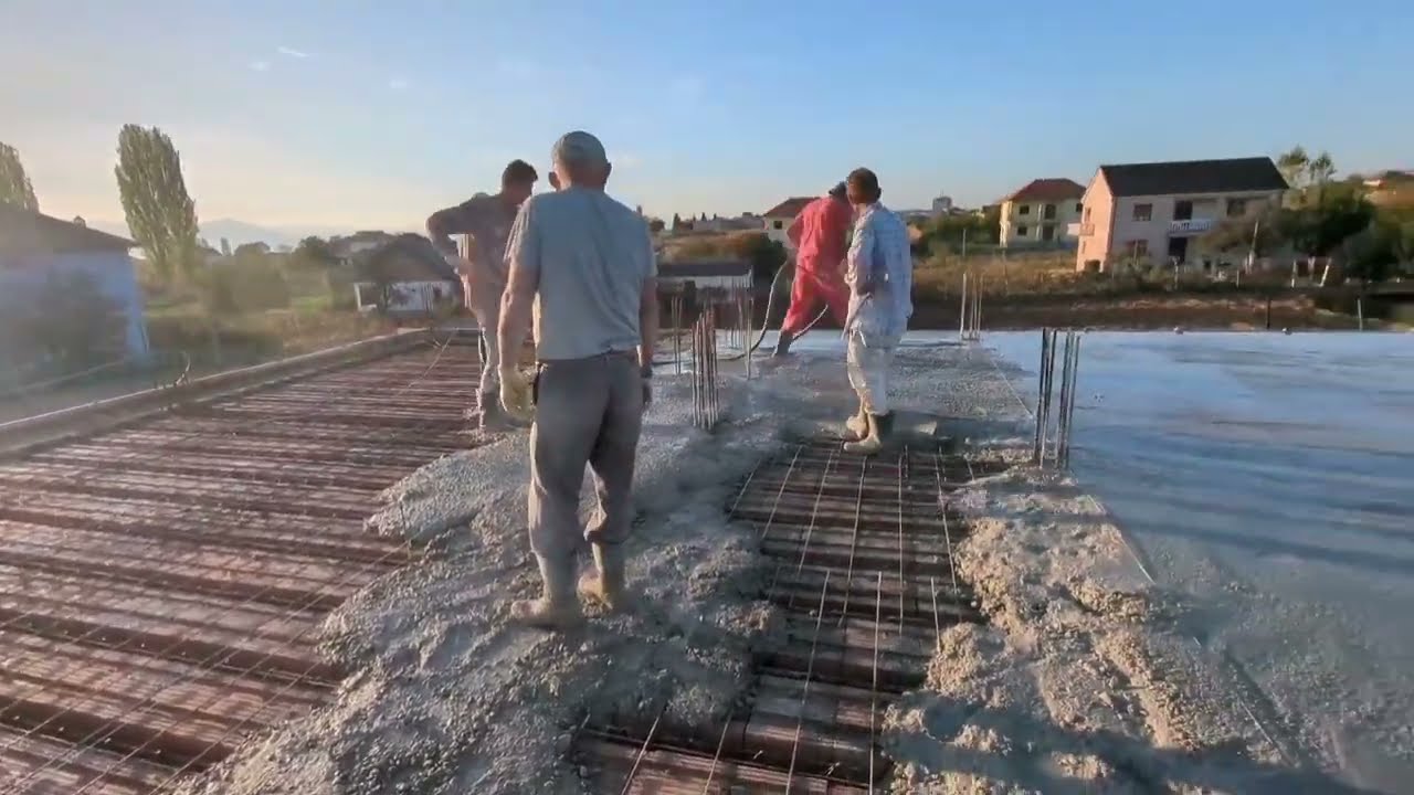 reinforced concrete roof construction