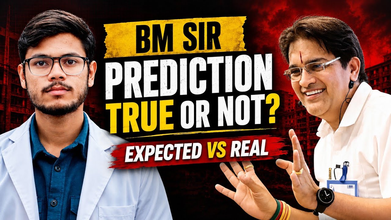 RENEET 2026 Expected Cutoff vs. Actual Cutoff 😳 | BM SIR Allen🔥 | High Cutoff NEET 2026?