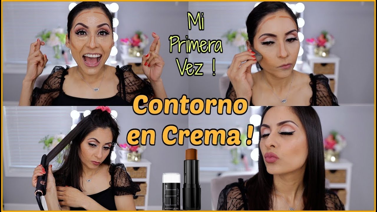 Haciendo Contorno en Crema Por Primera Vez 🥴 Changuitos que me Salga 🤞🏽😁 ♡IsabellaBeauty♡
