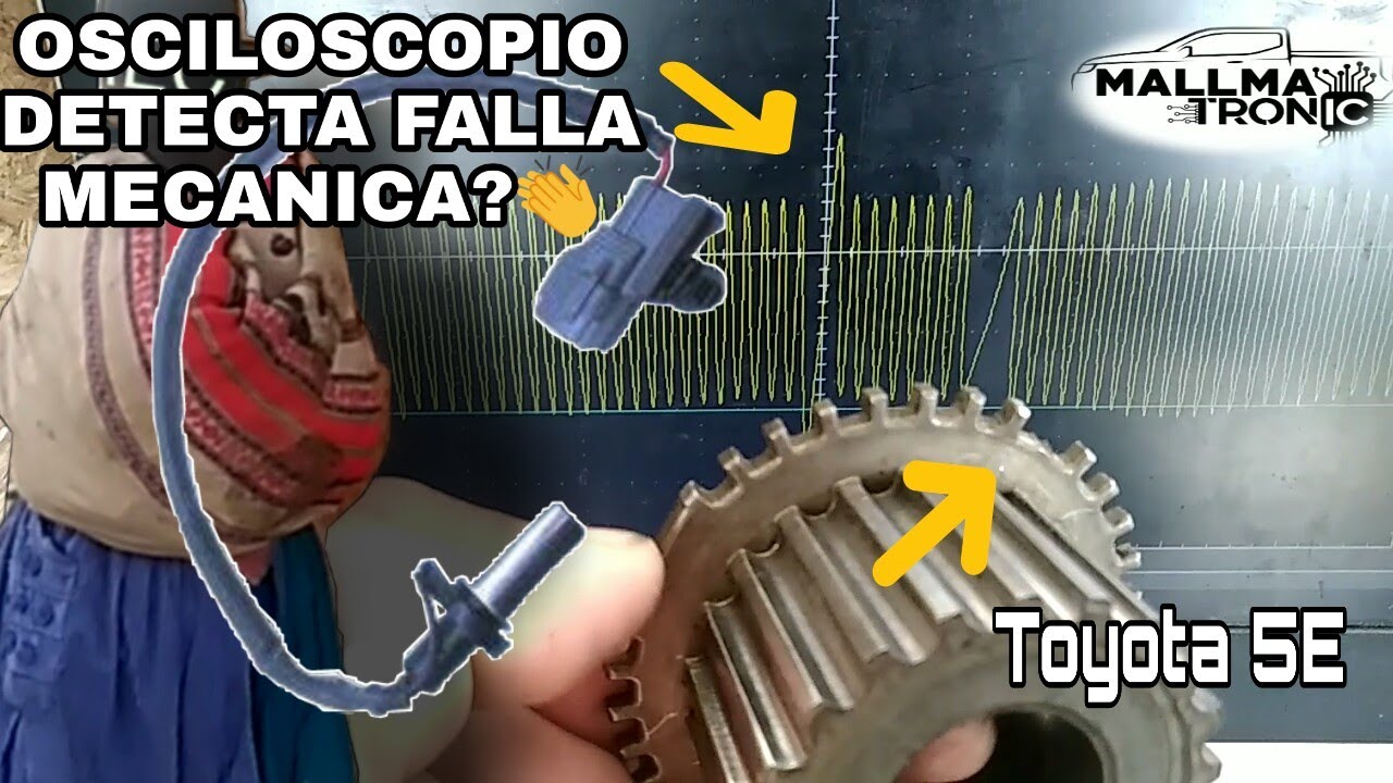 FALLA EN TOYOTA 5E SOLUCIONADO CON OSCILOSCOPIO/ OSCILOGRAMA HANTEK