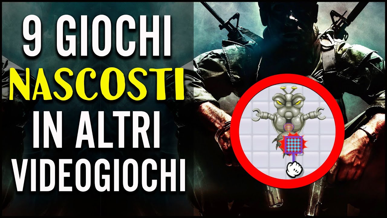 9 GIOCHI NASCOSTI DENTRO ALTRI VIDEOGIOCHI