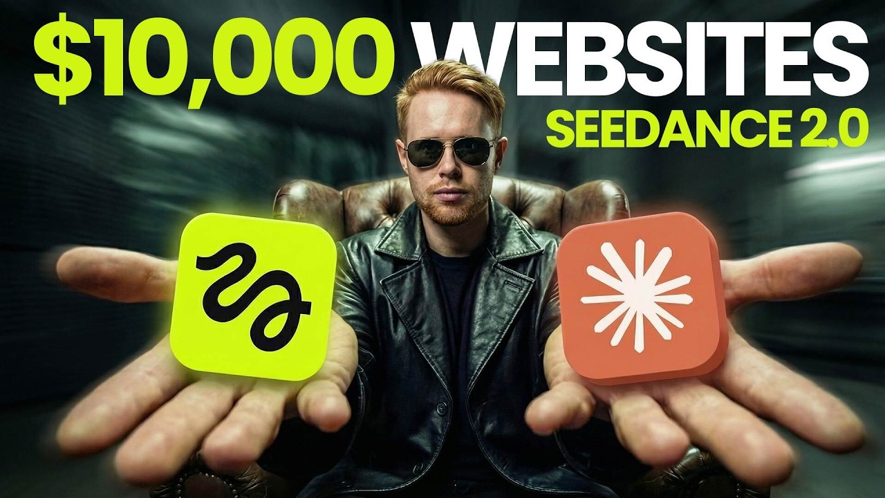 Кодекс Клода + Seedance 2.0 = сайты стоимостью 10 000 долларов (Kling и Sora мертвы)