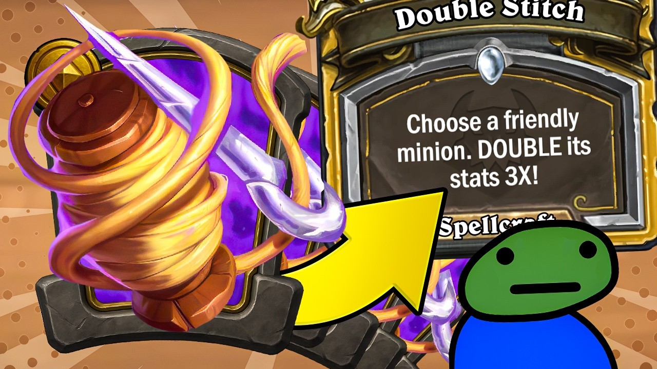 NEW TRINKET Combo for 1 MILLION STATS! | Hearthstone Battlegrounds