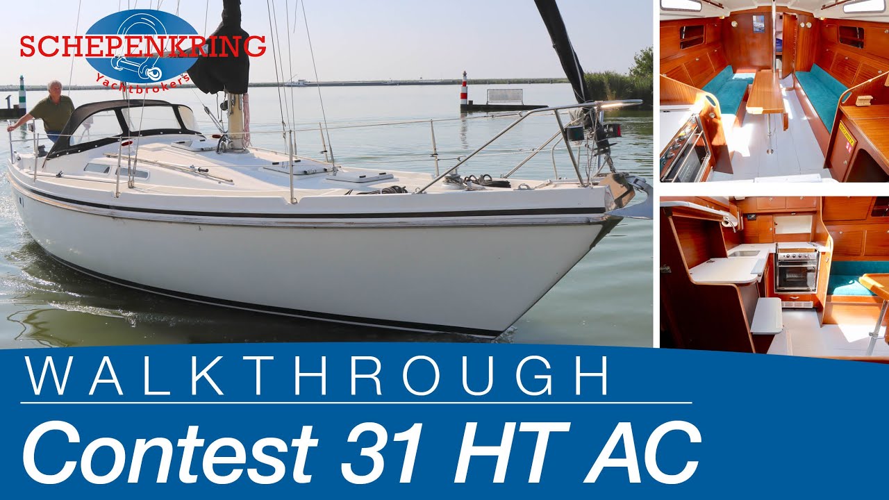 Contest 31 HT AC for sale | Yacht Walkthrough | @ Schepenkring Lelystad | 4K