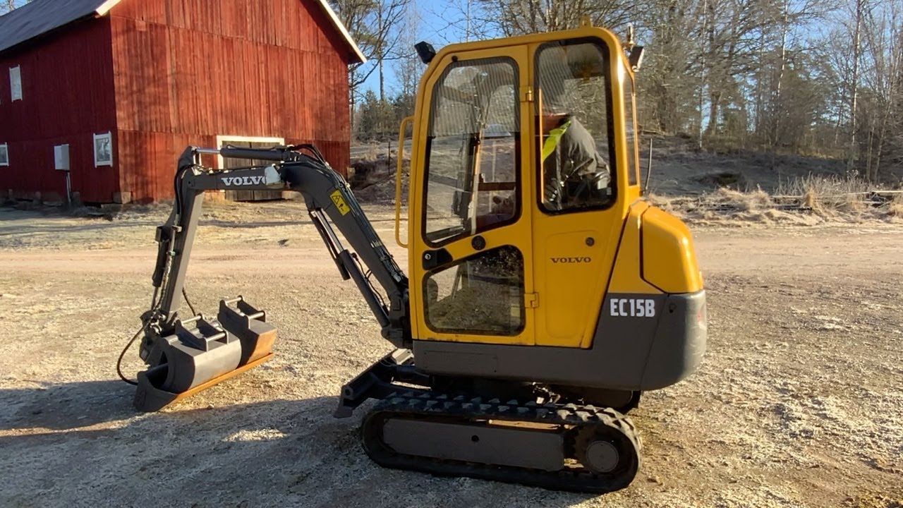Köp Grävmaskin Volvo EC15B +3 skopor på Klaravik