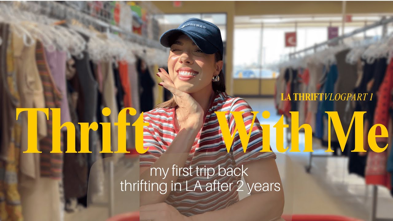 Впервые за 2 года в Лос-Анджелесе: секонд-хенд! | Thrift With Me + тизер-подборка