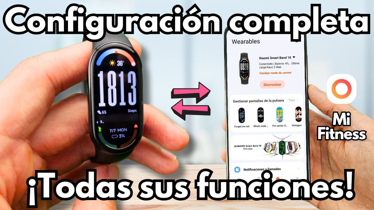 Xiaomi Smart Band 10 👉 ¡Guía COMPLETA de Configuración y TODAS sus Funciones!