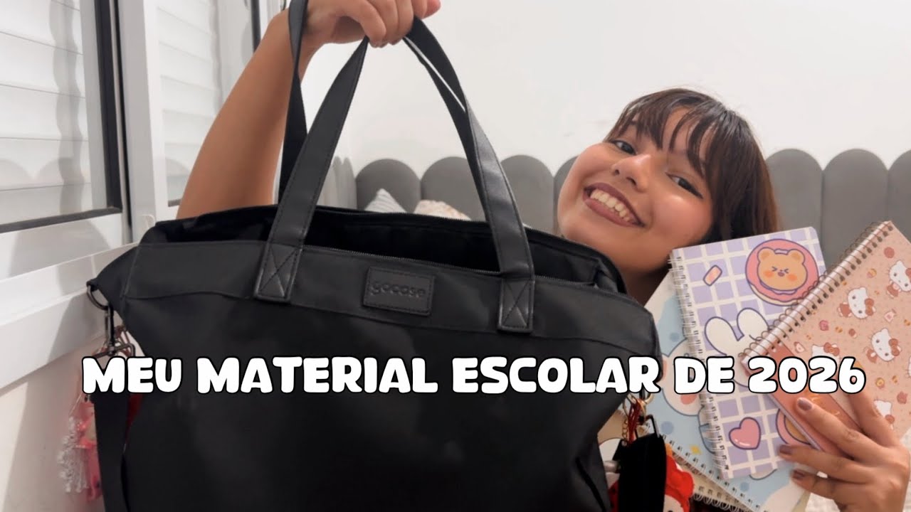 MEU MATERIAL ESCOLAR DE 2026 (atrasada)