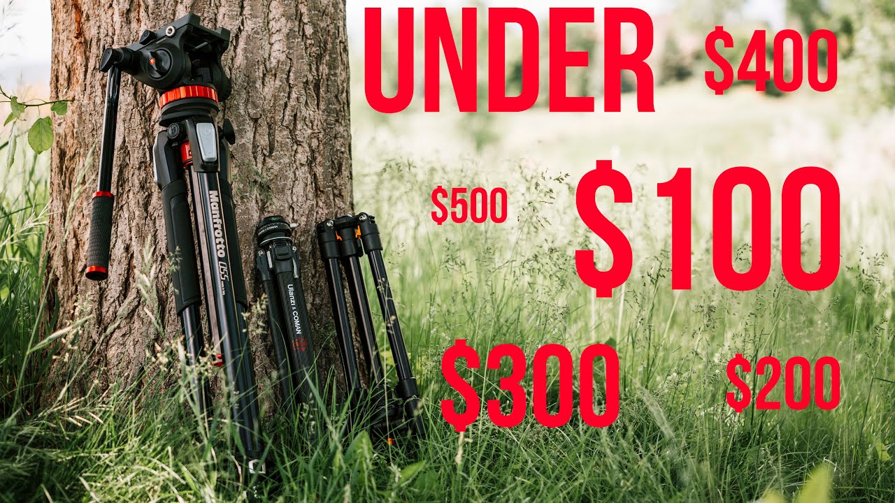 BEST TRIPODS UNDER $500 (2023) Manfrotto Ulanzi K&F Concept Jobi