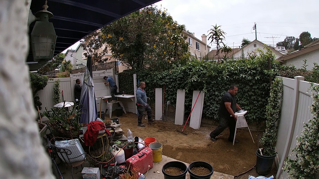WWOO Concrete Outdoor Kitchen Install May 15th, 2019