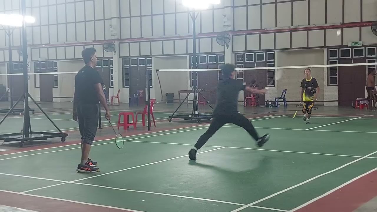 Men's double terakhir mlm ini. 24 Nov. 2025. Rusli/Yus vs Eddy/Rahman