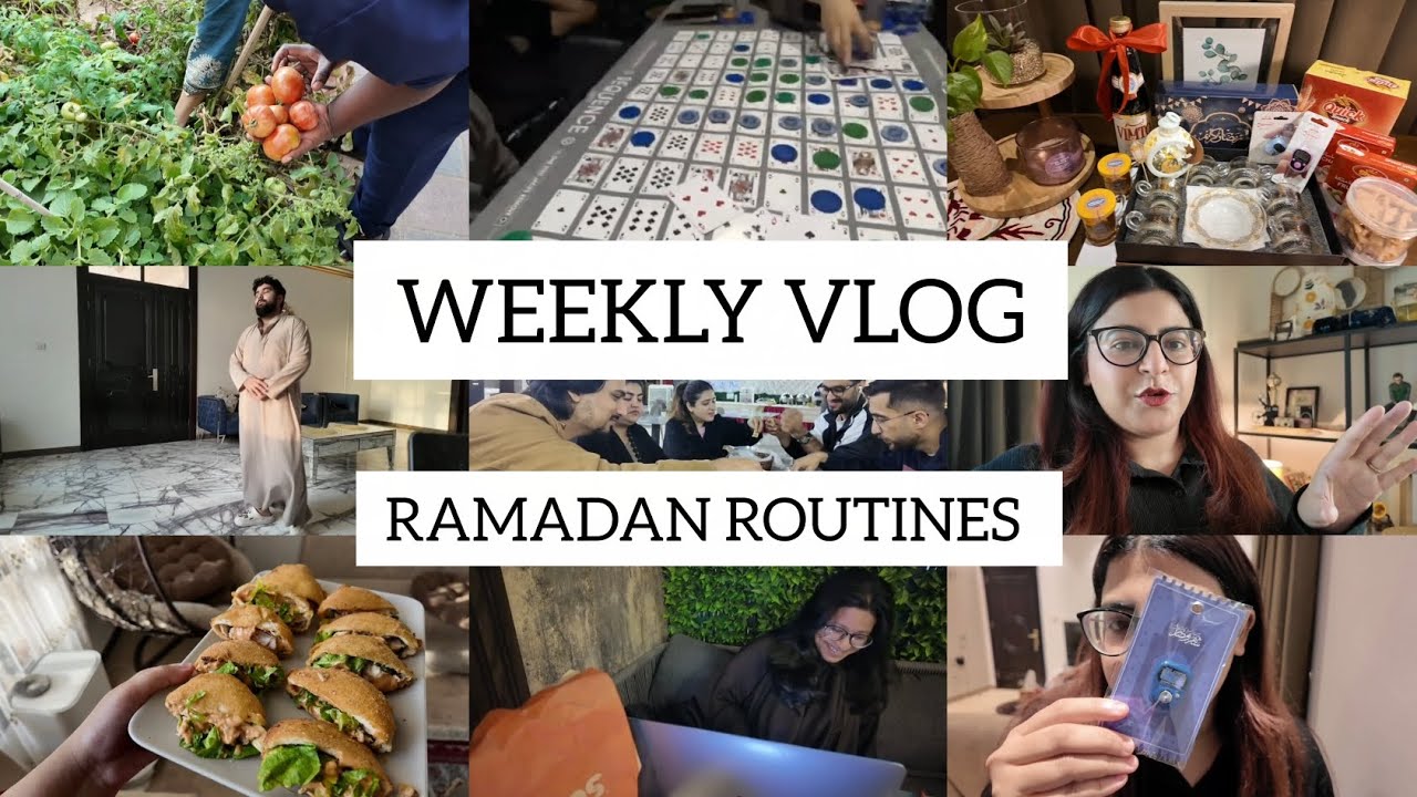OUR BEAUTIFUL KITCHEN GARDEN | RAMADAN ROUTINES | GAME NIGHT