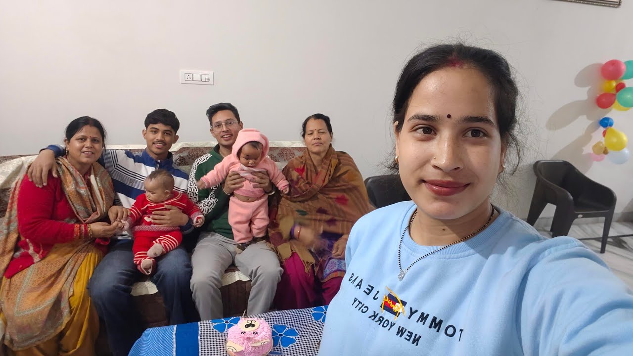 6 महीने की खुशियाँ | वेद और तृषा का छोटा सा सेलिब्रेशन❤️🧿