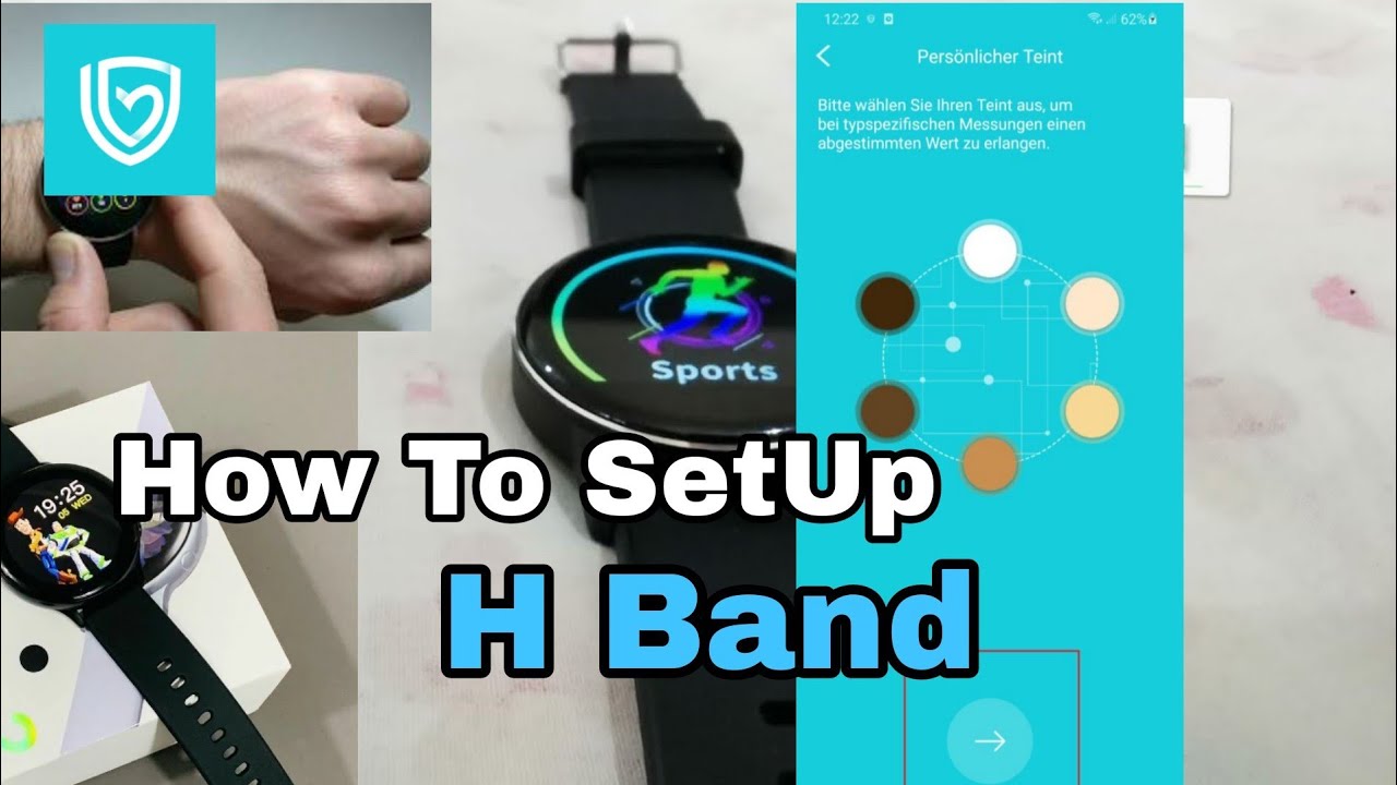 Как настроить умные часы H Band