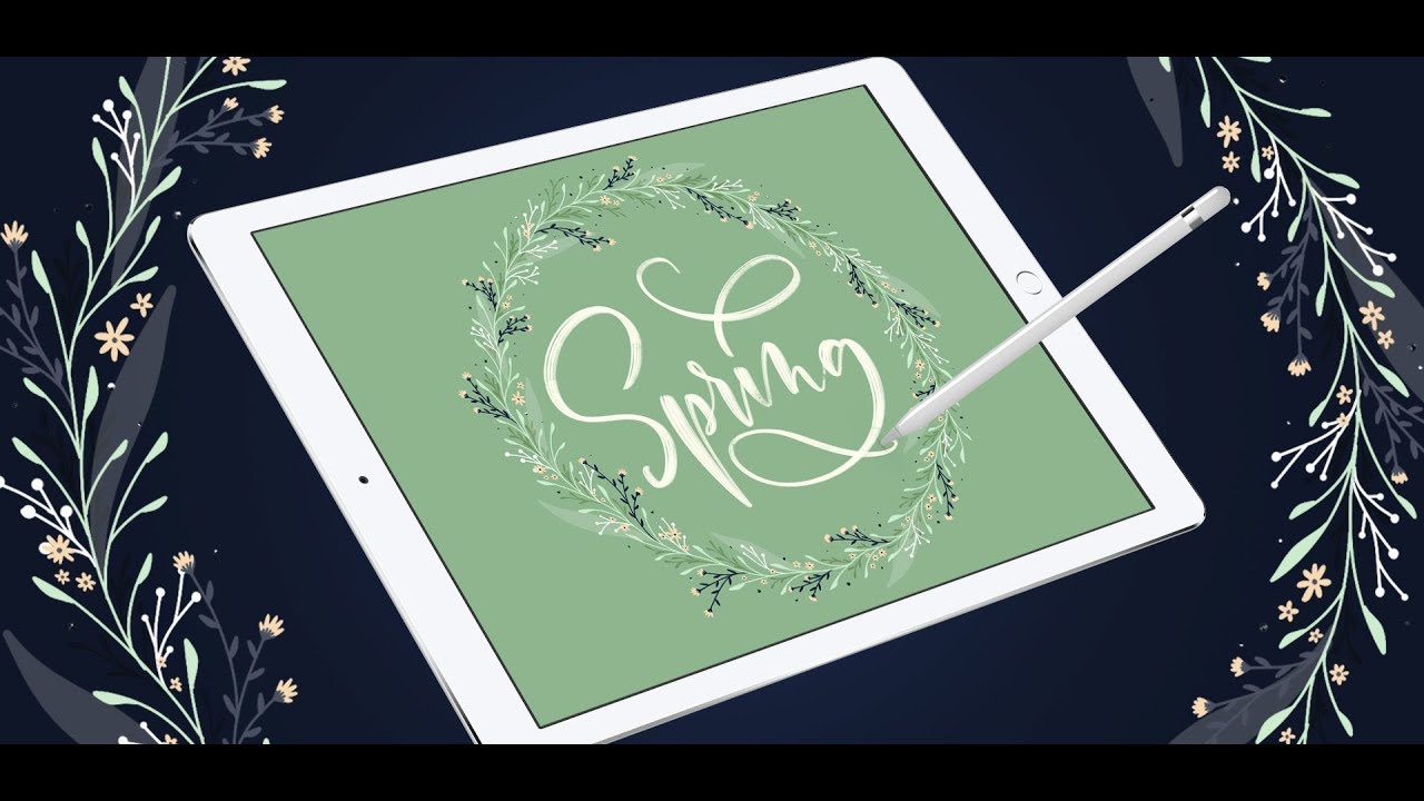 Create Easy Floral Wreaths in Procreate