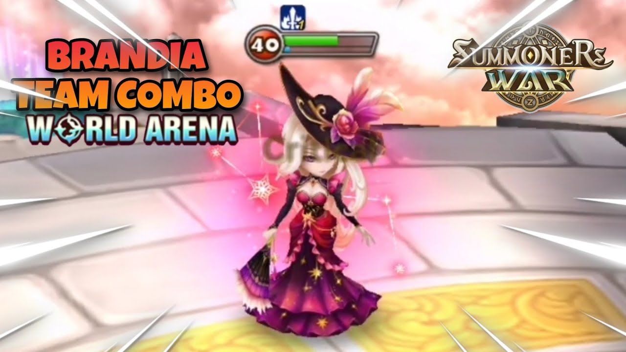 Brandia Team Combo in World Arena Ep. 5 - Summoners War