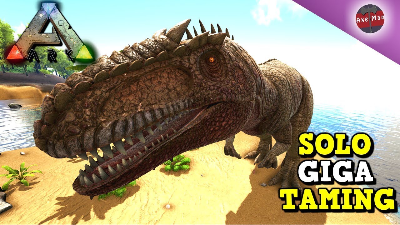 ⚡️SOLO TAMING A GIGA⚡️| ARK SURVIVAL EVOLVED 💪 | LIVE STREAM