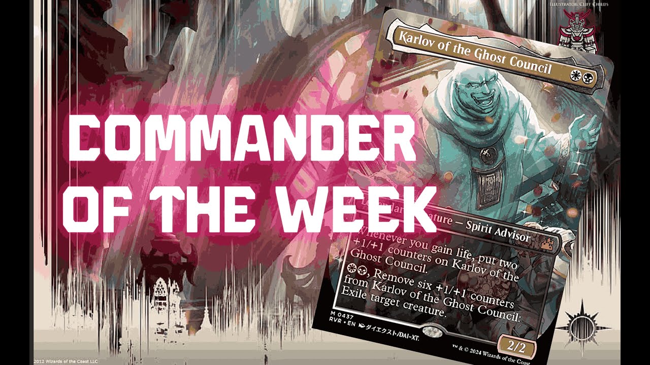 Commander of the week : Karlov of the Ghost Council - Gaining Life and Taken Souls #mtg