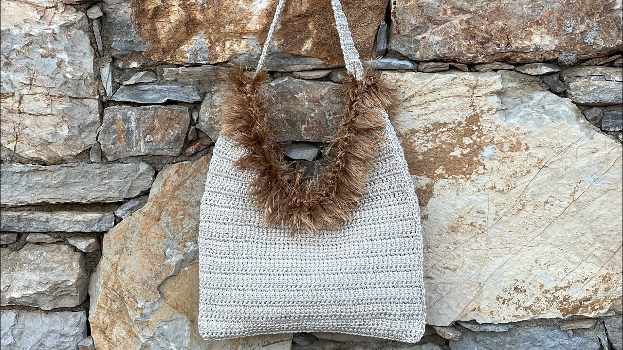 İki parçadan oluşan çok kolay çanta yapılışı,Easy bag model consisting of two pieces