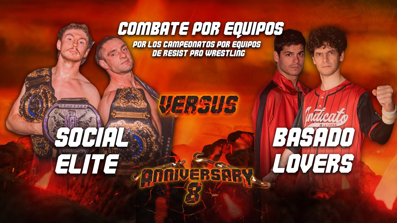 ANNIVERSARY 8 || SOCIAL ELITE (c) (Matthew Smyth & Sean Guinness) vs BASADO LOVERS (IssI & Rente)