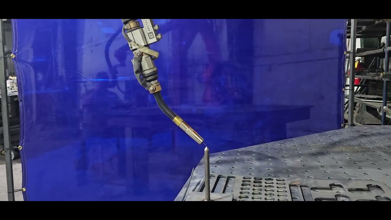 Yueda welding robot calibration, master