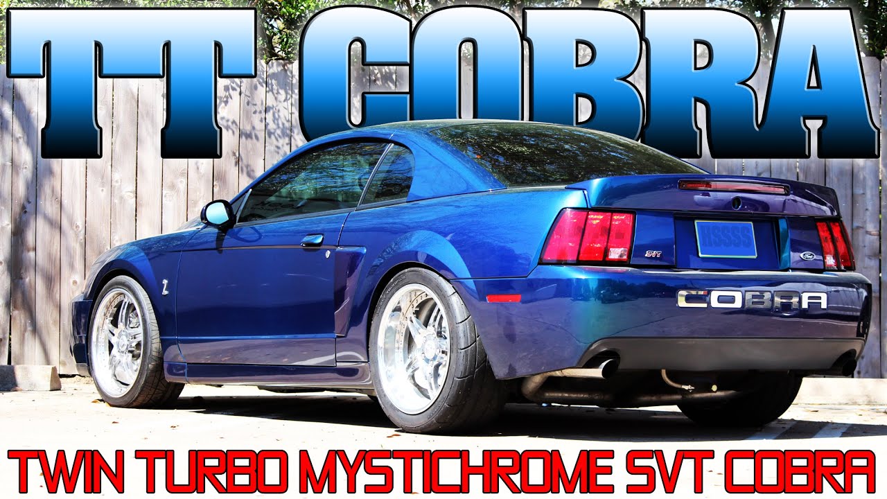 Tx2k13 Mystichrome Twin Turbo Mustang SVT Cobra 1300hp!