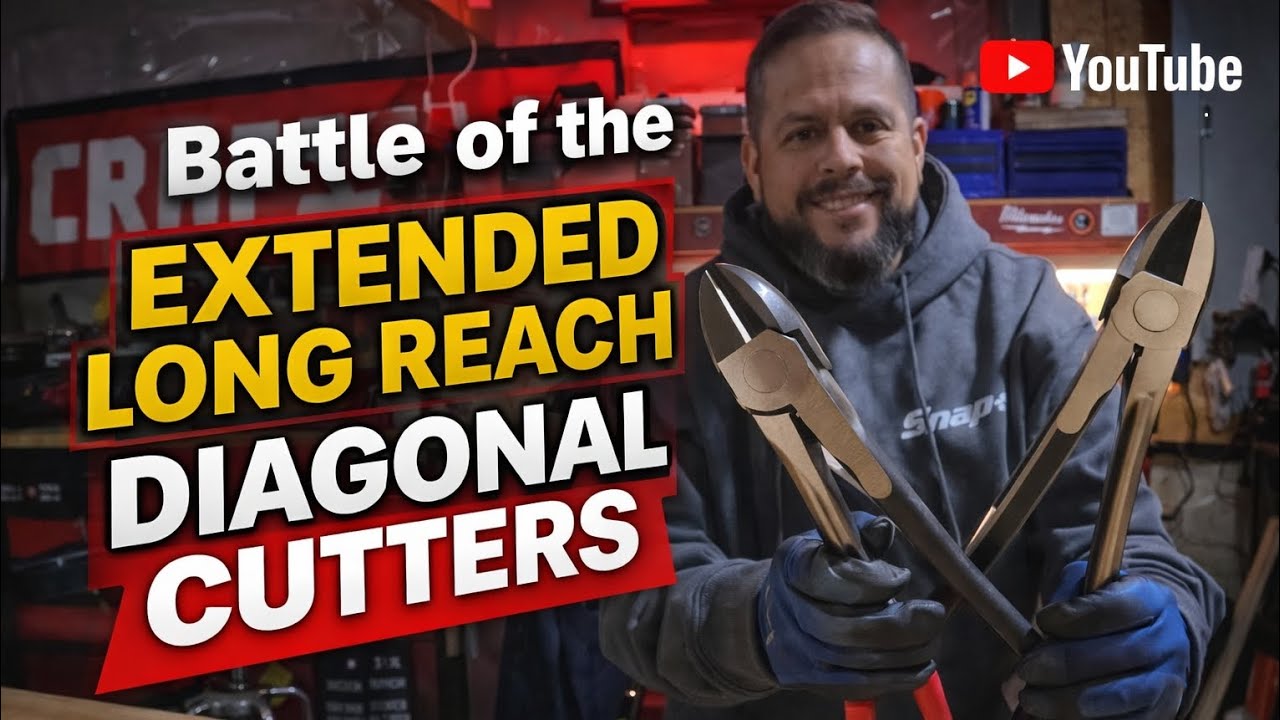 Battle of the extended long reach diagonal cutters! 5 contestants faceoff