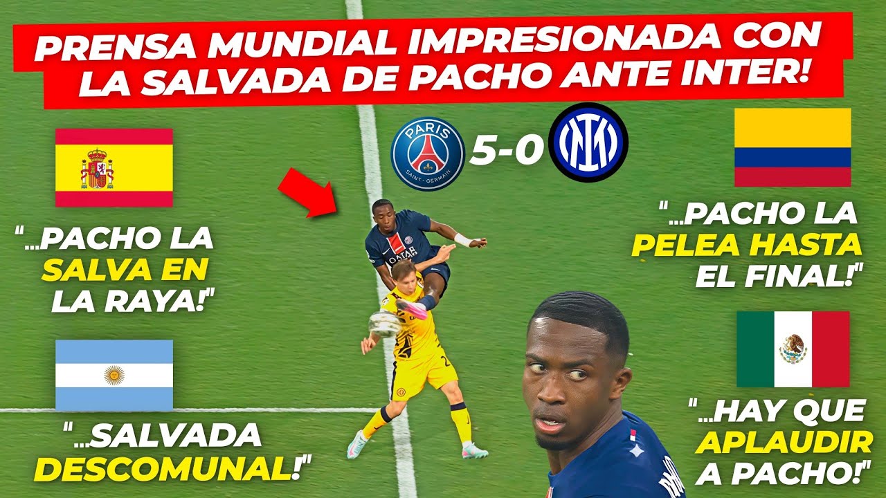 ASÍ REACCIONÓ el MUNDO a la INCREÍBLE SALVADA de Pᴀᴄʜᴏ en la Fɪɴᴀʟ CONTRA Iɴᴛᴇʀ 