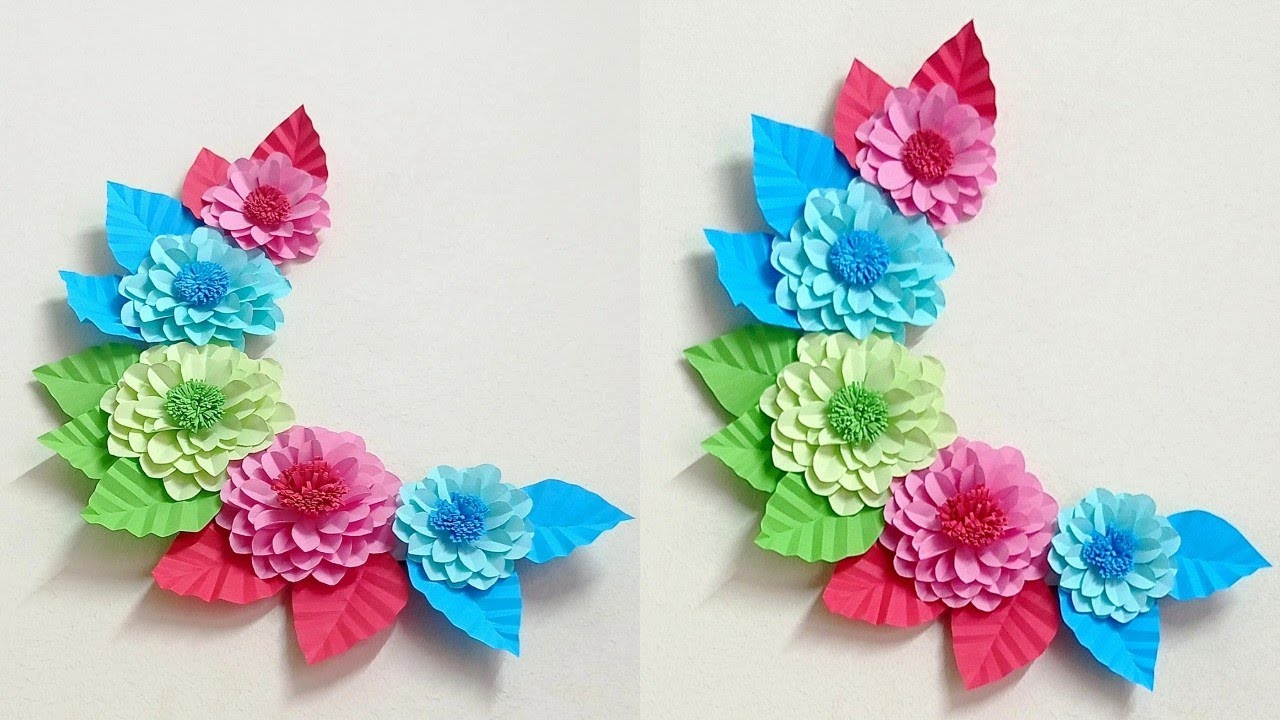 QUICK AND EASY PAPER WALL HANGING 🔥|| DIY FROM PAPER