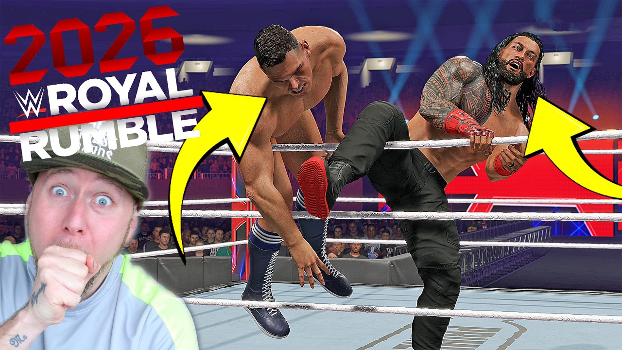NEW WWE 2026 MENS ROYAL RUMBLE