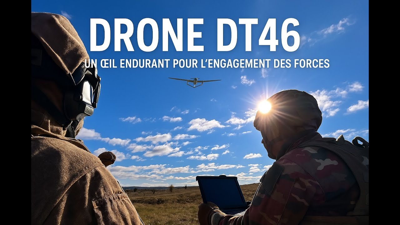 🇫🇷 DRONE DT46 – Un œil endurant pour l'engagement des forces
