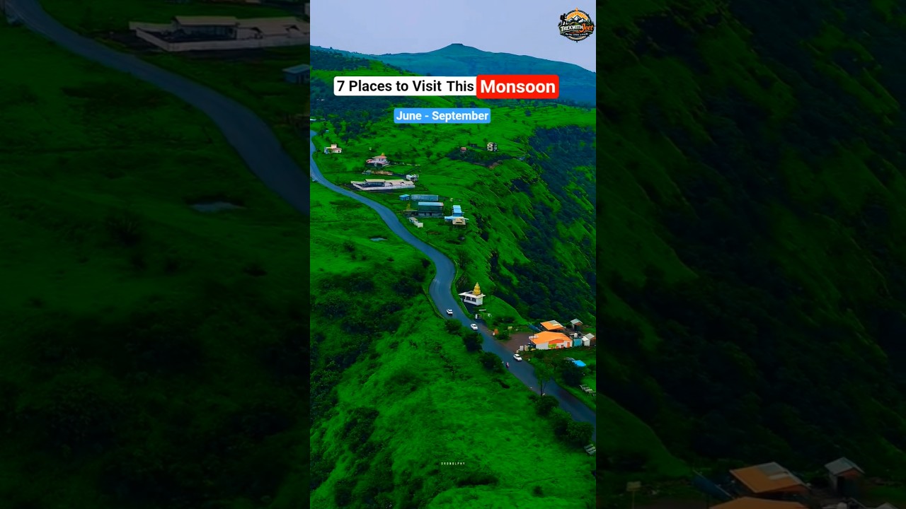 7 Best Places to Visit in India This Monsoon 2026 🌧️🇮🇳 | Hidden Gems & Scenic Escapes l #shorts