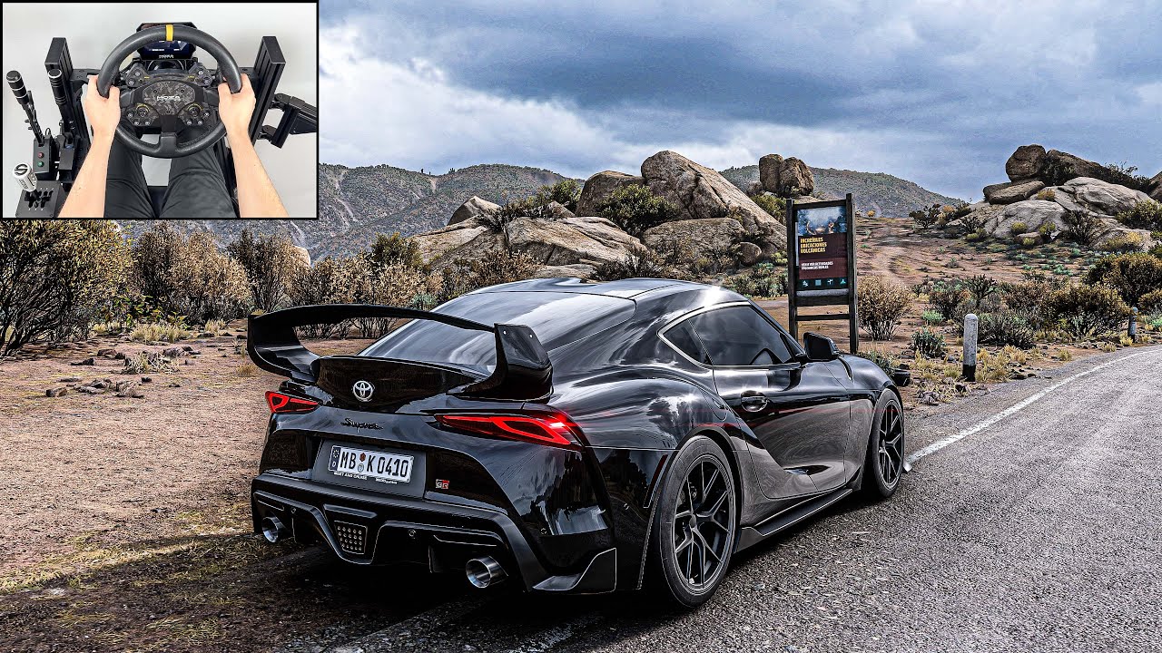Toyota Supra GR | Forza Horizon 5 | Steering Wheel Gameplay